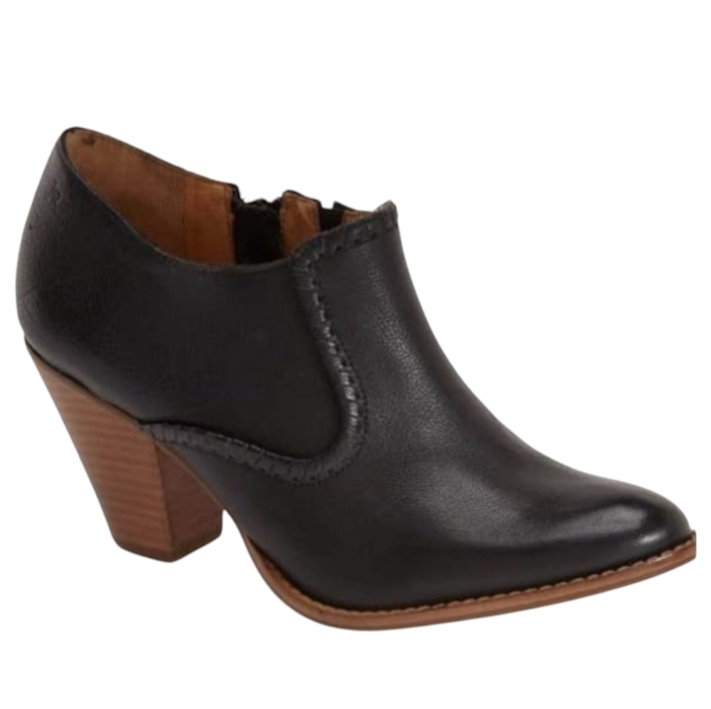 Jack Rogers "Kyle" Bootie - Black Leather size 7.5‎ M NEW
